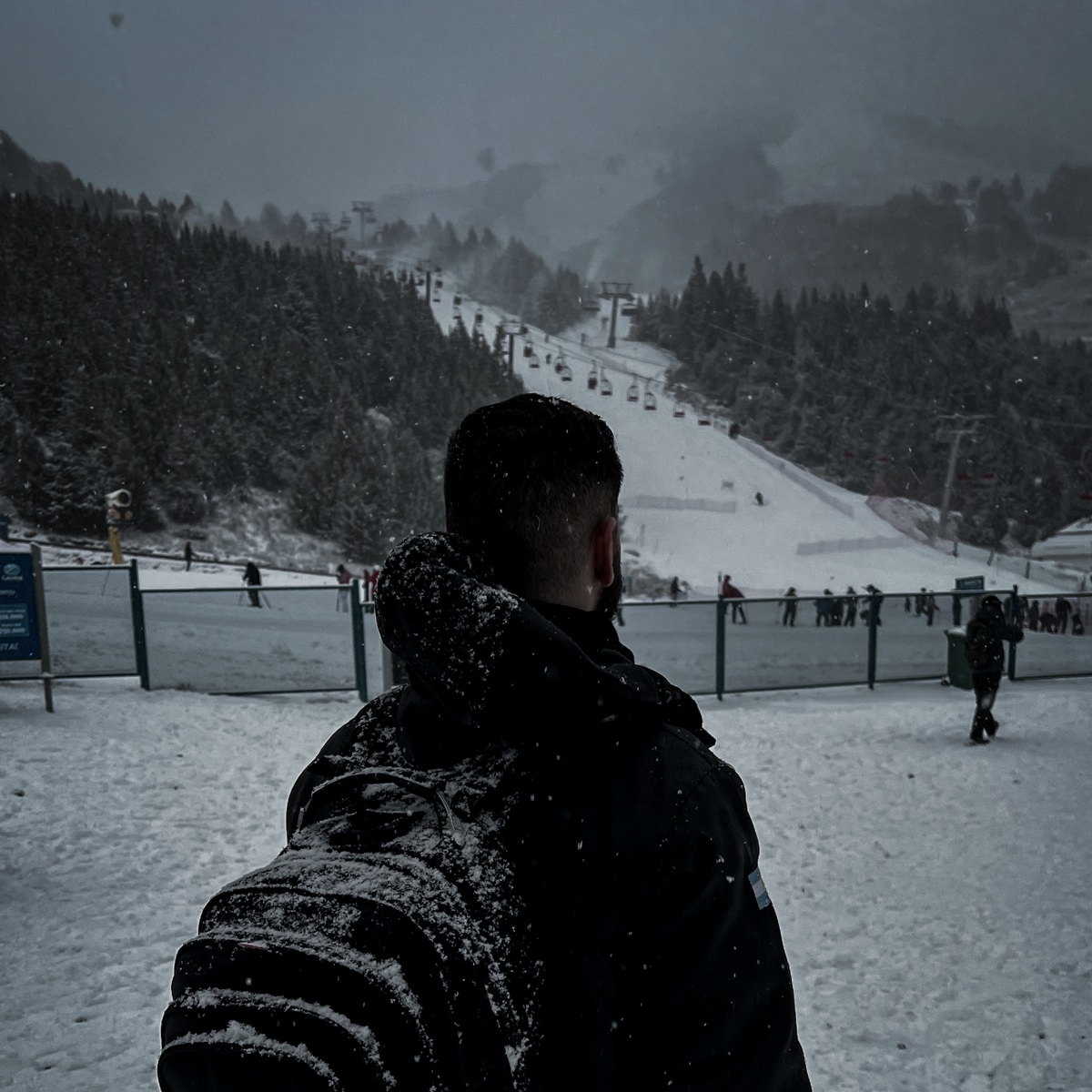 LAURO em uma experiência na neve